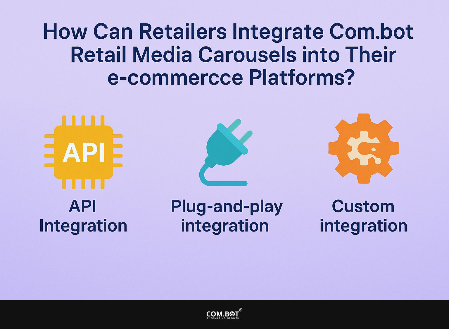 How Can Retailers Integrate Com.bot Retail Media Carousels into Their E-commerce Platforms?