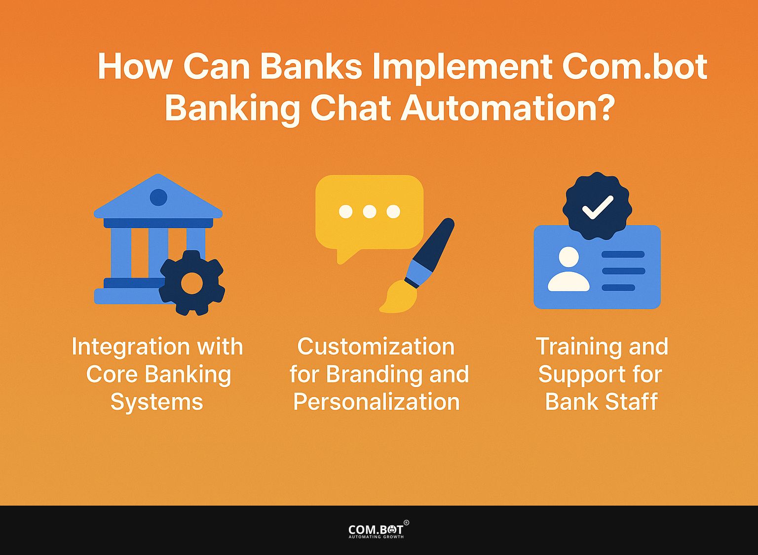 How Can Banks Implement Com.bot Banking Chat Automation?