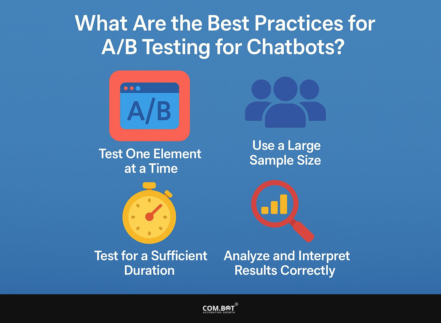 What are the Best Practices for A/B Testing for Chatbots?