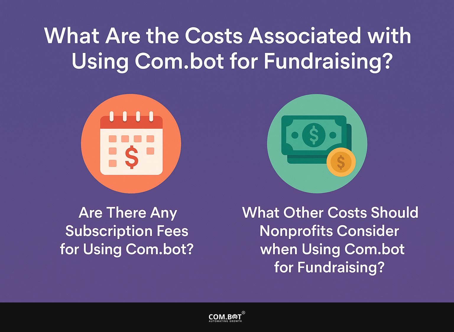What Are the Costs Associated with Using Com.bot for Fundraising?