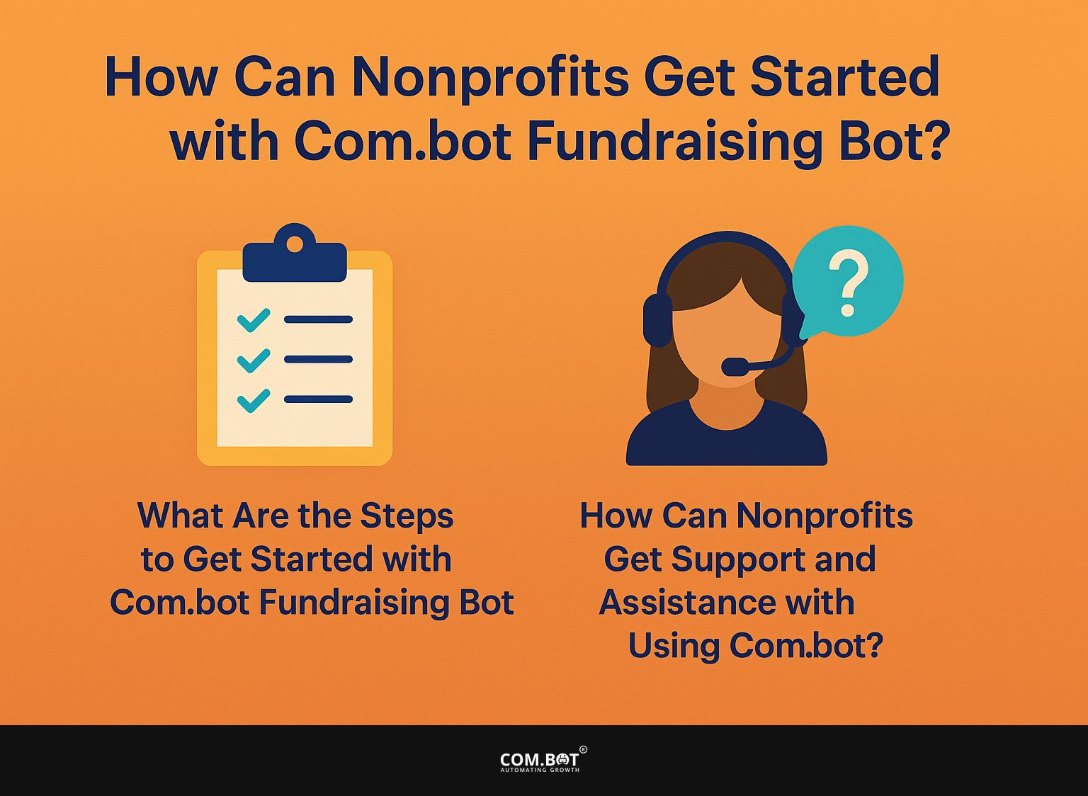 How Can Nonprofits Get Started with Com.bot Fundraising Bot?