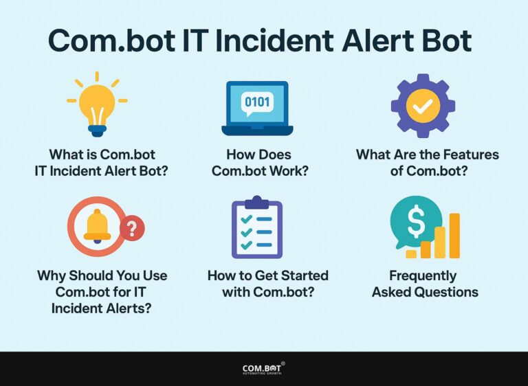 Com.bot IT Incident Alert Bot