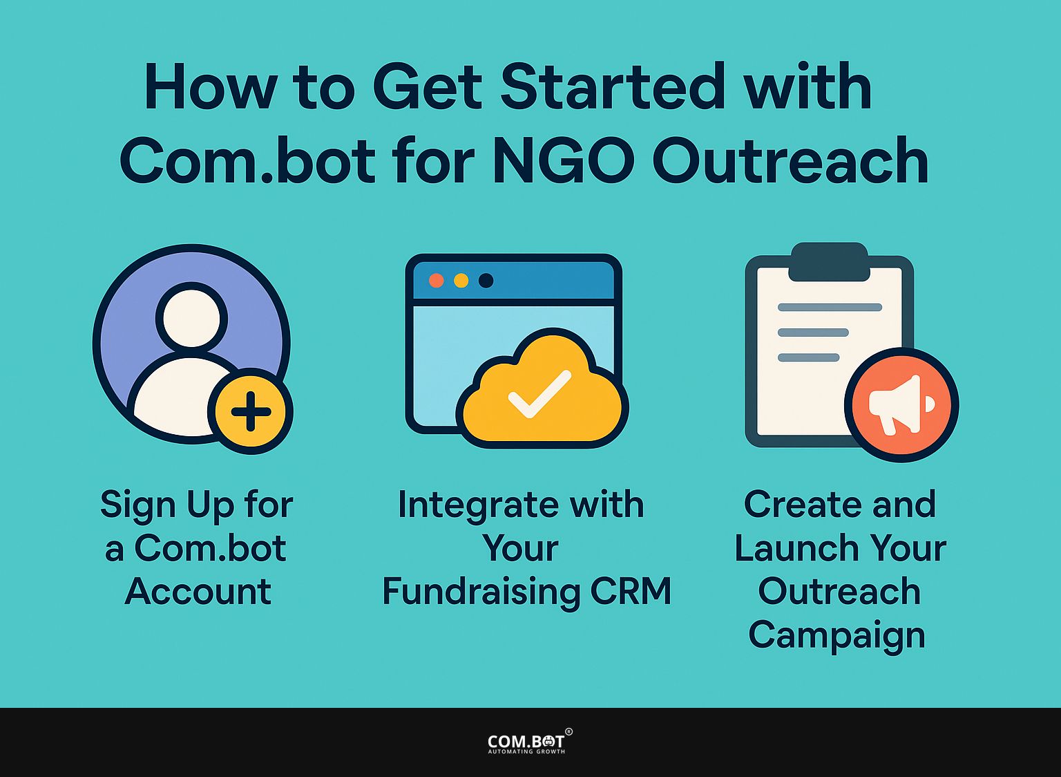How to Get Started with Com.bot for NGO Outreach?