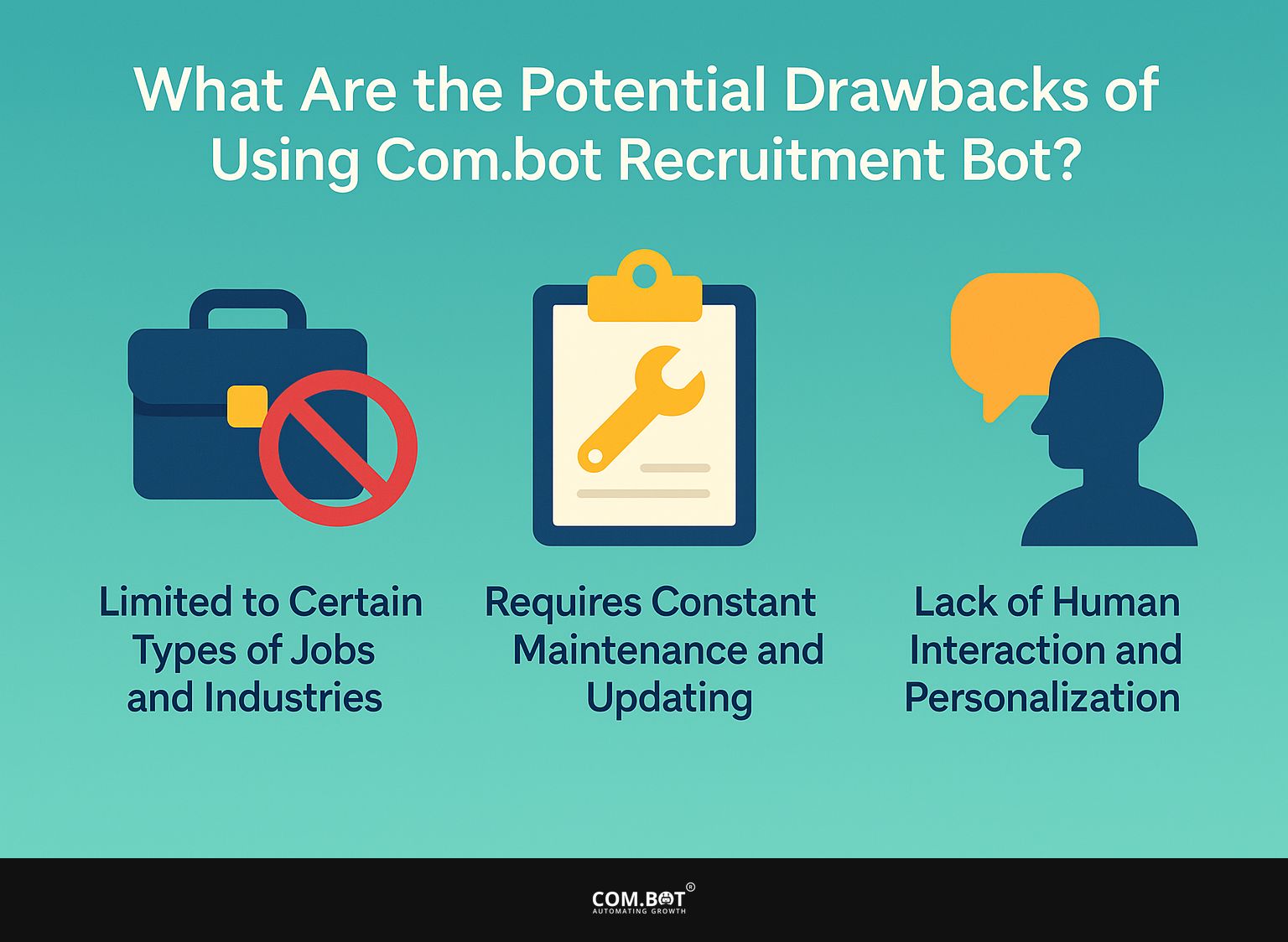 What Are the Potential Drawbacks of Using Com.bot Recruitment Bot?