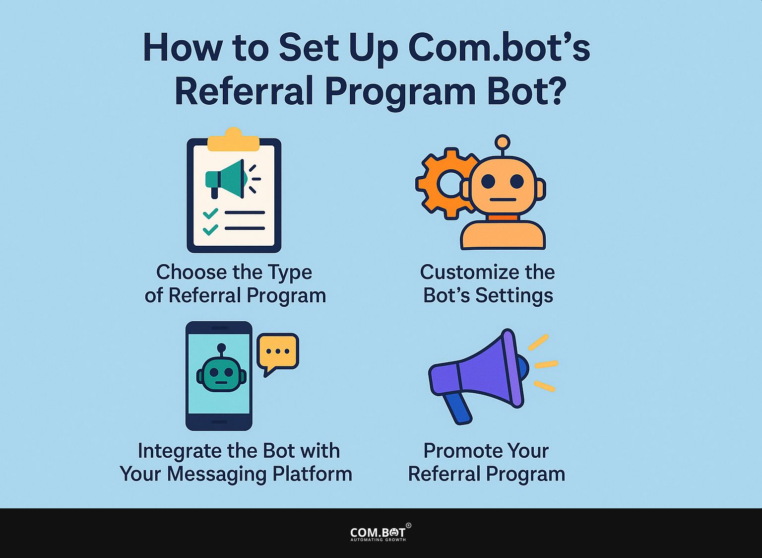 How to Set Up Com.bot's Referral Program Bot?