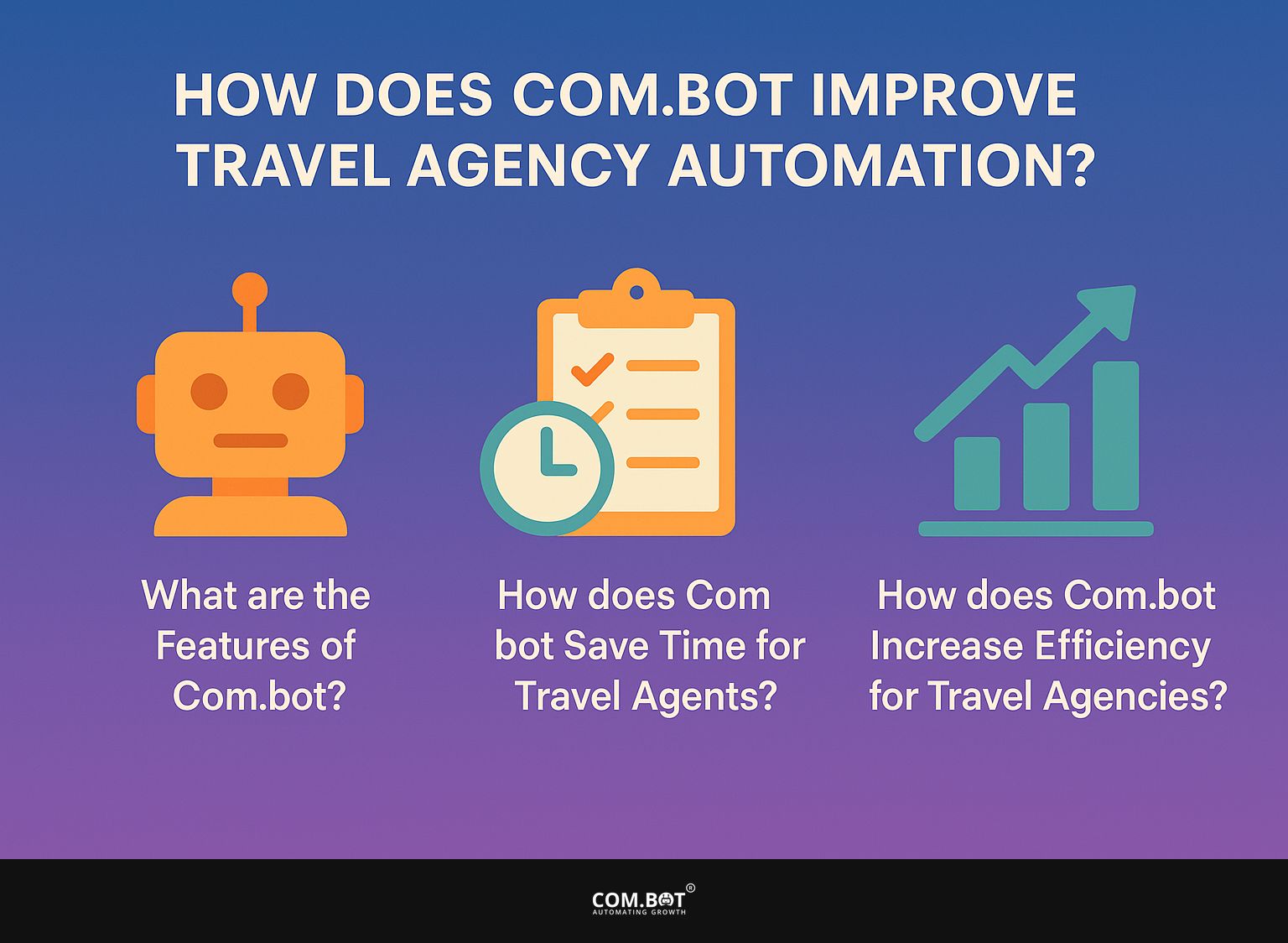 How does Com.bot Improve Travel Agency Automation?