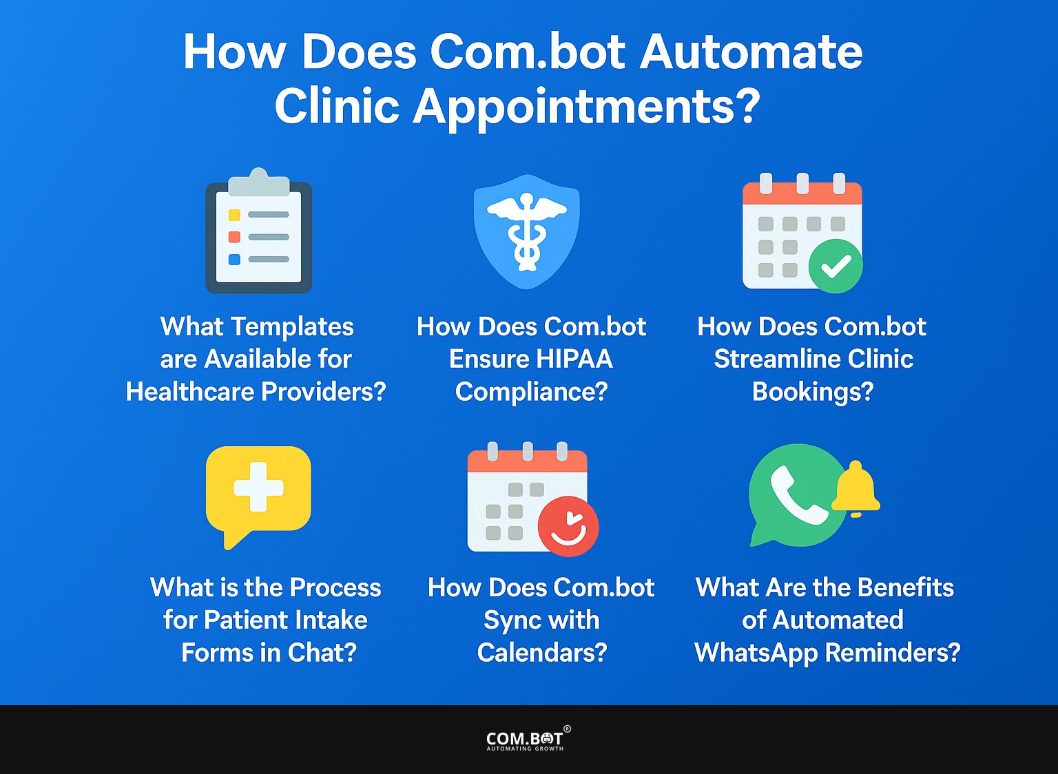 How Does Com.bot Automate Clinic Appointments?