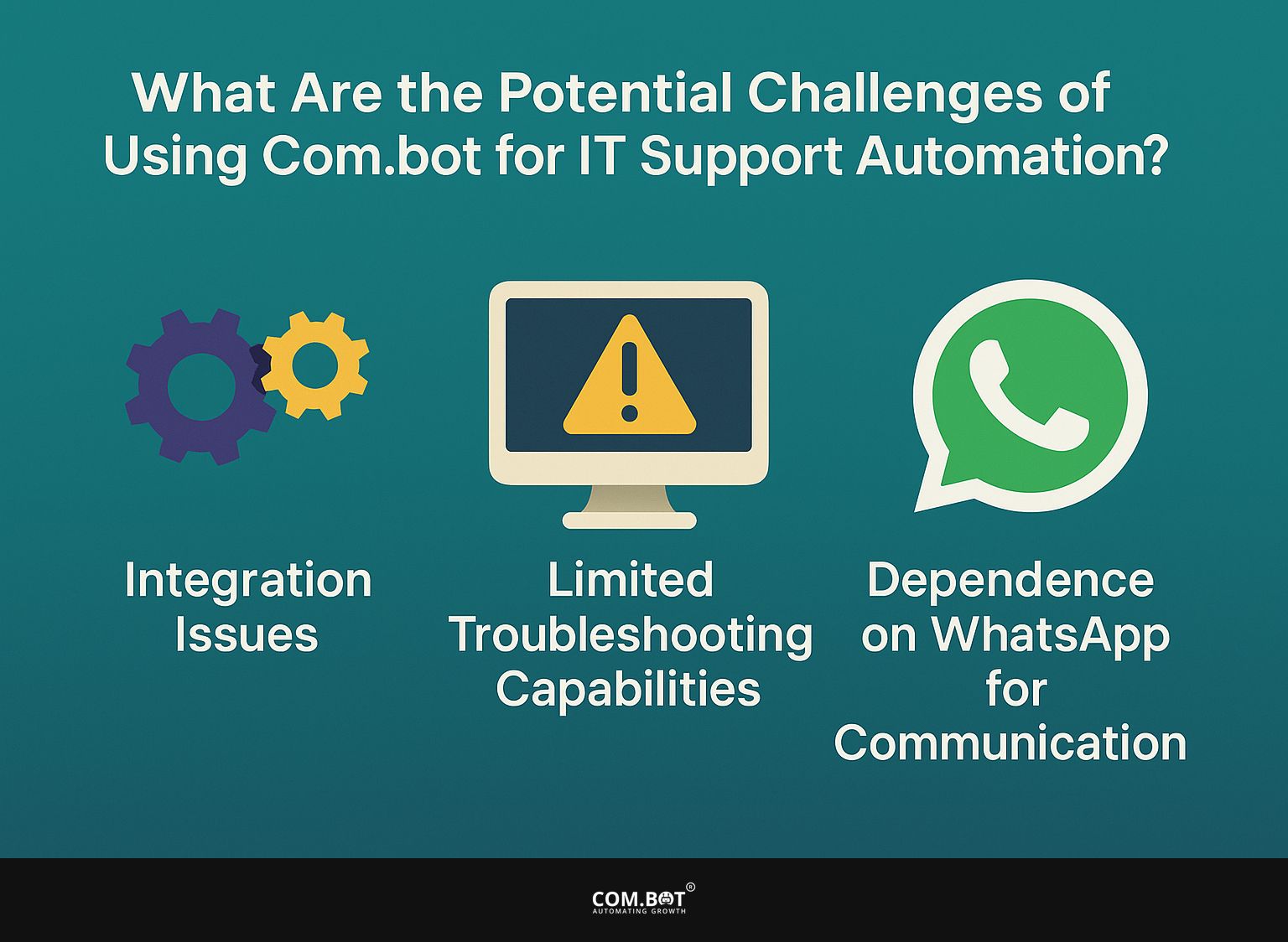 What Are the Potential Challenges of Using Com.bot for IT Support Automation?