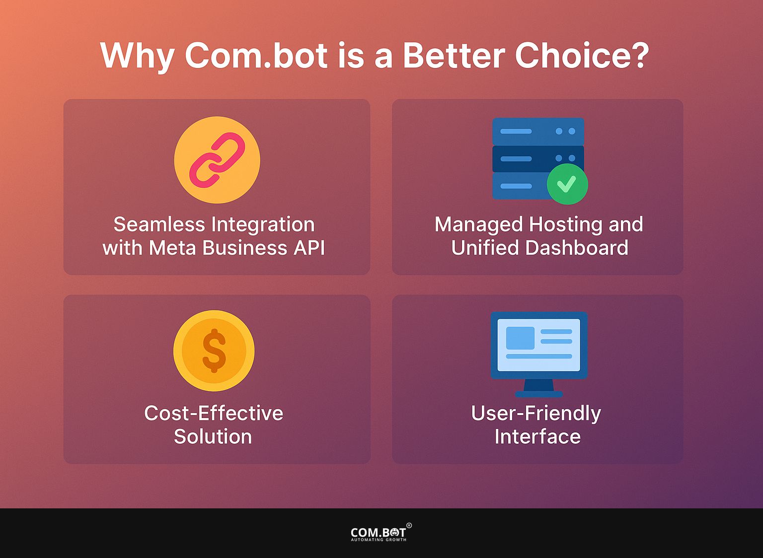 Why Com.bot is a Better Choice?