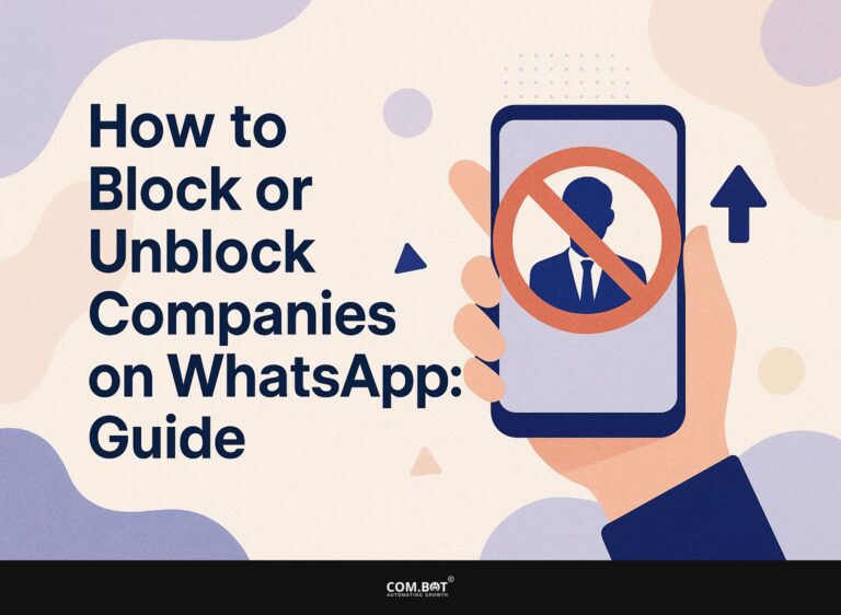 How to Block or Unblock Companies on WhatsApp: Guide