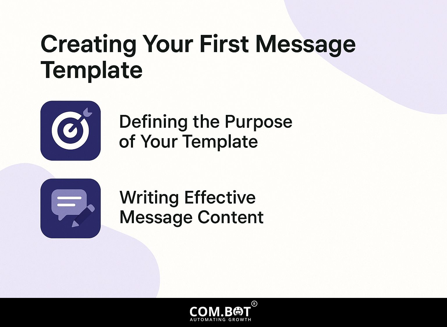 Creating Your First Message Template