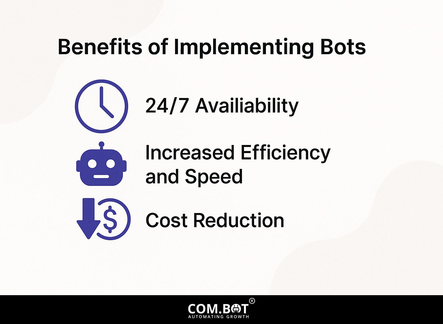 Benefits of Implementing Bots