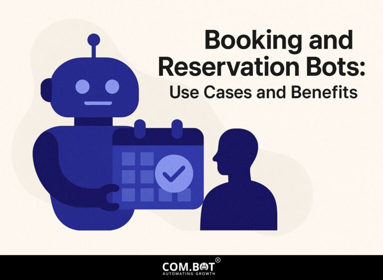 Booking and Reservation Bots: Use Cases and Benefits