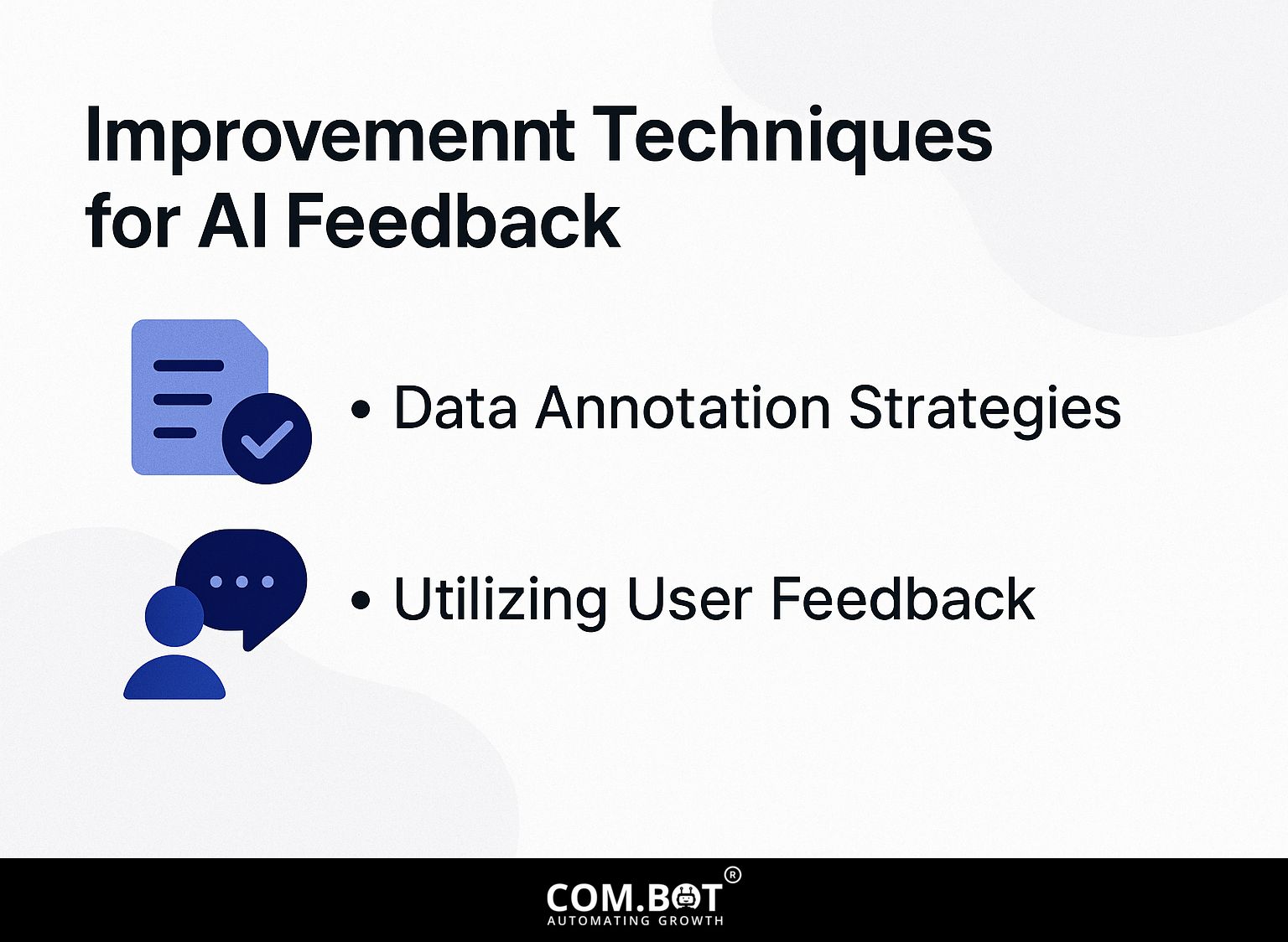 Improvement Techniques for AI Feedback