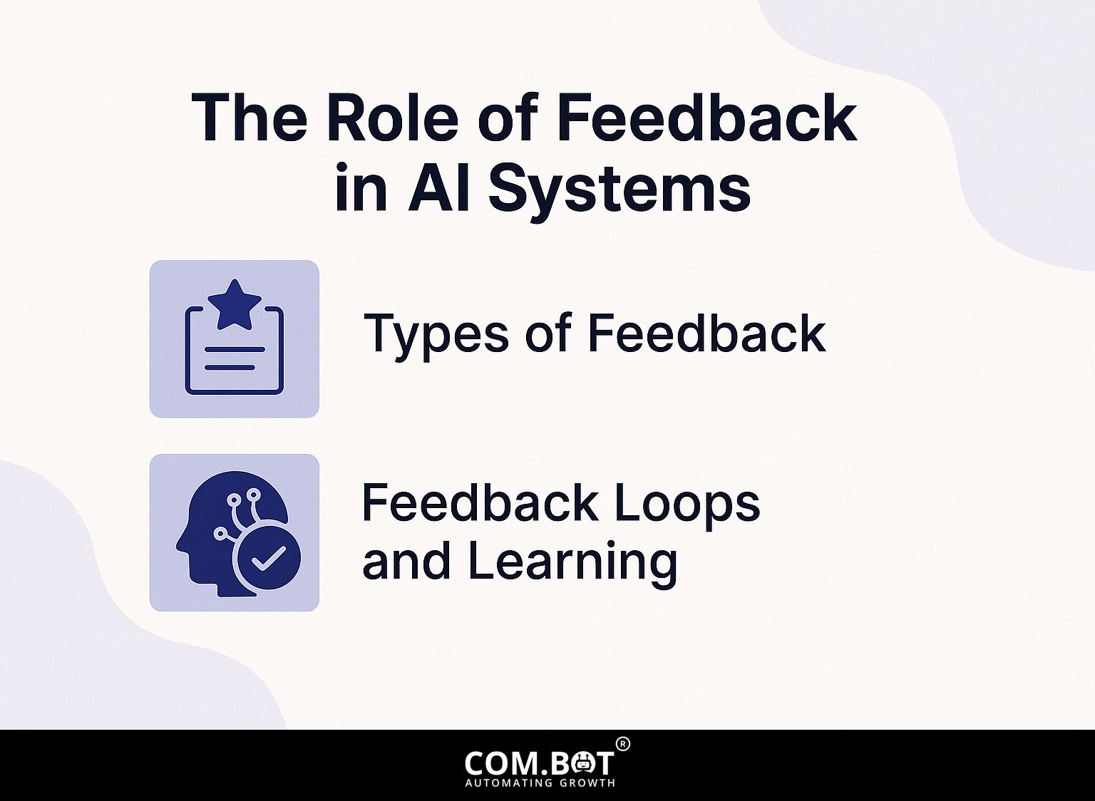 The Role of Feedback in AI Systems