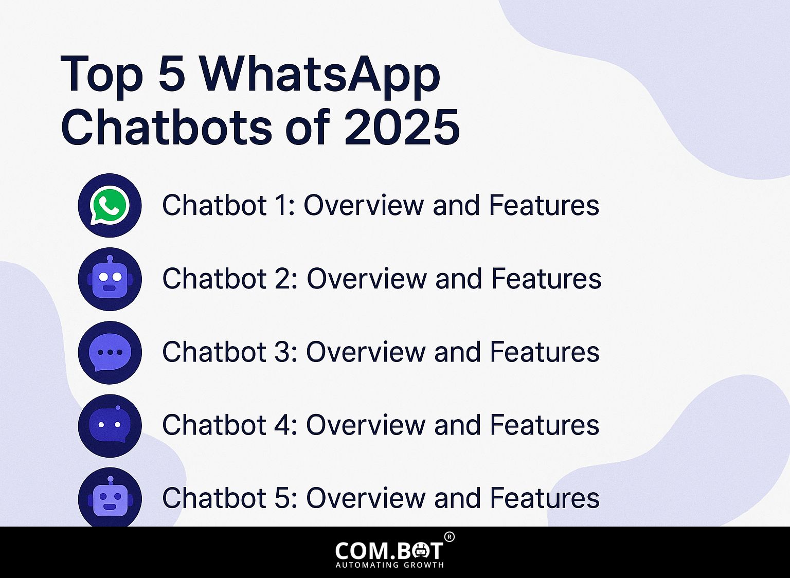 Top 5 WhatsApp Chatbots of 2025