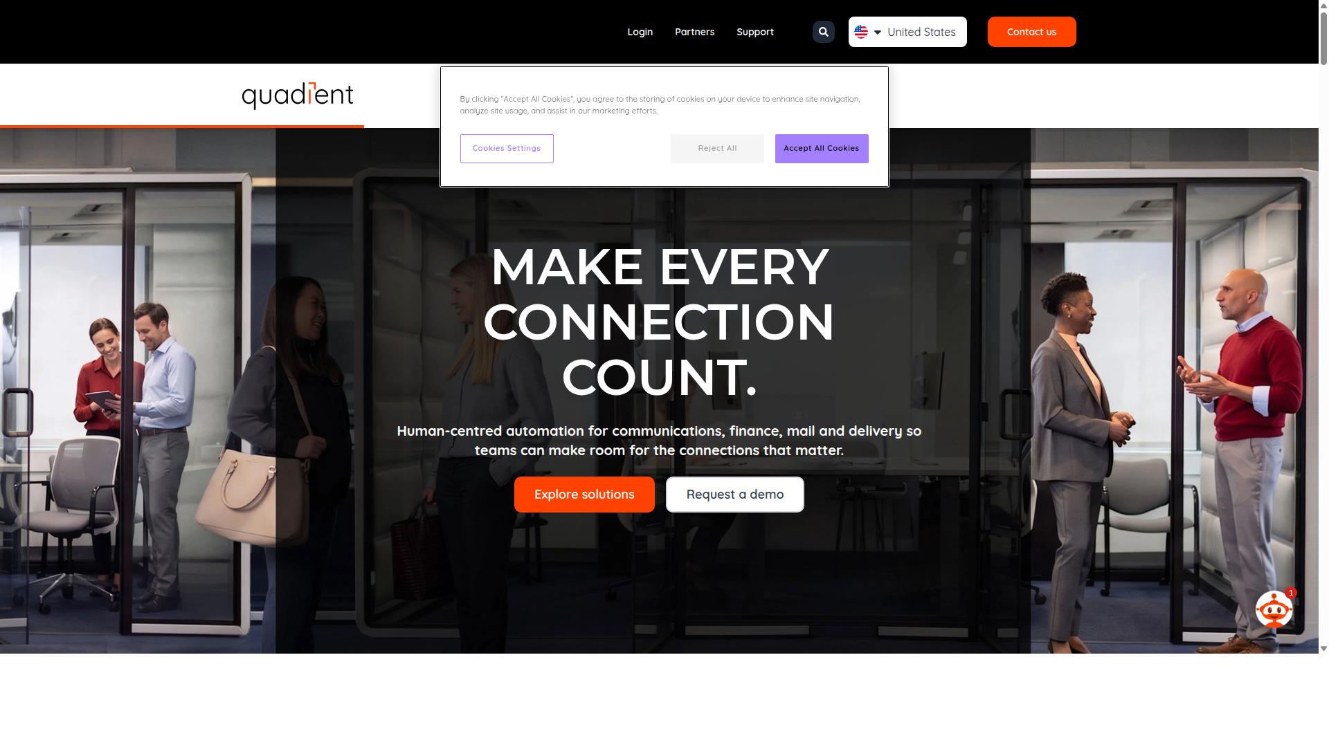 Quadient Inspire website
