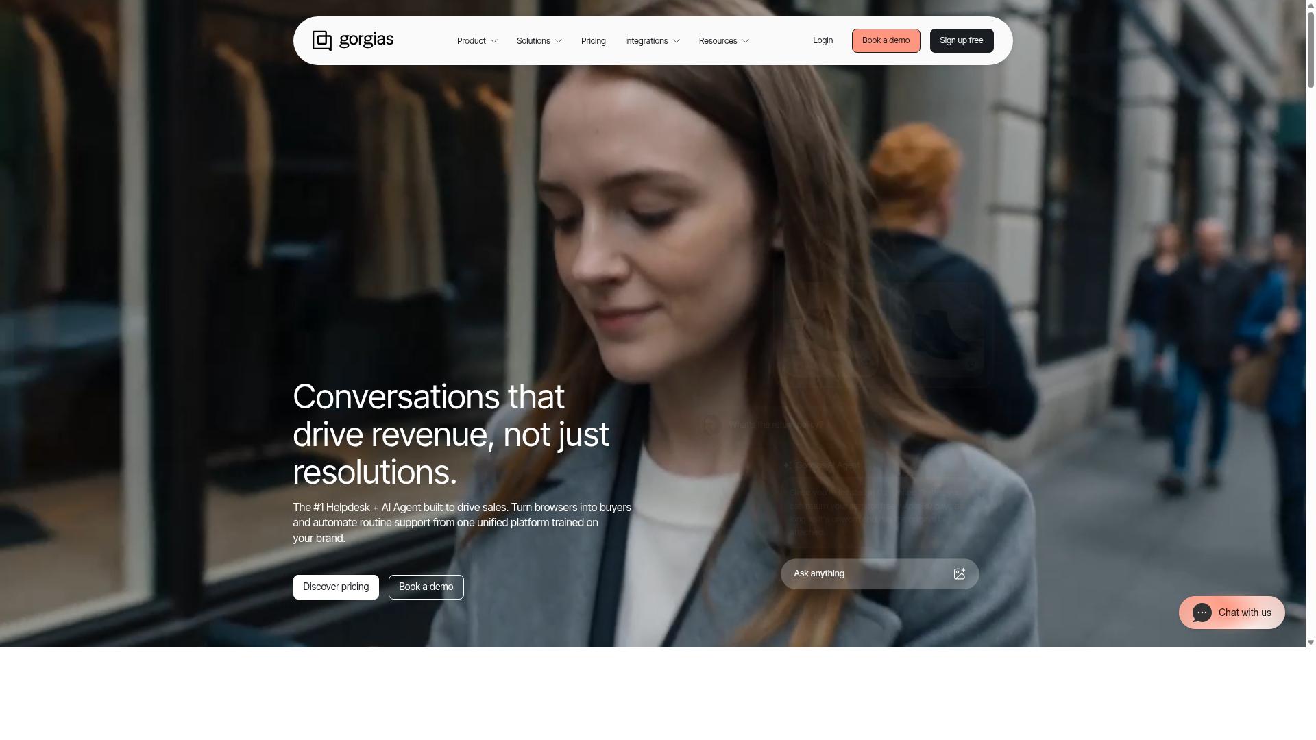Gorgias website