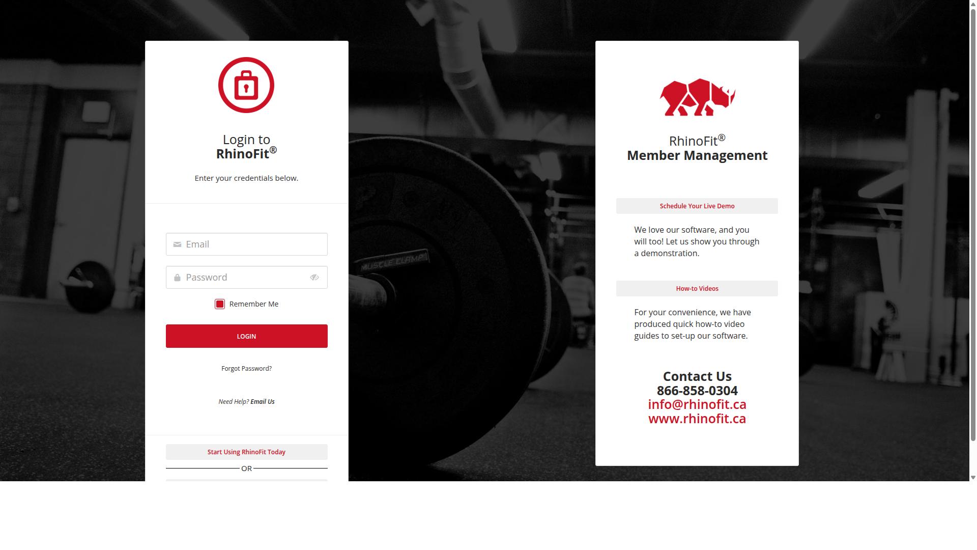 Rhinofit website