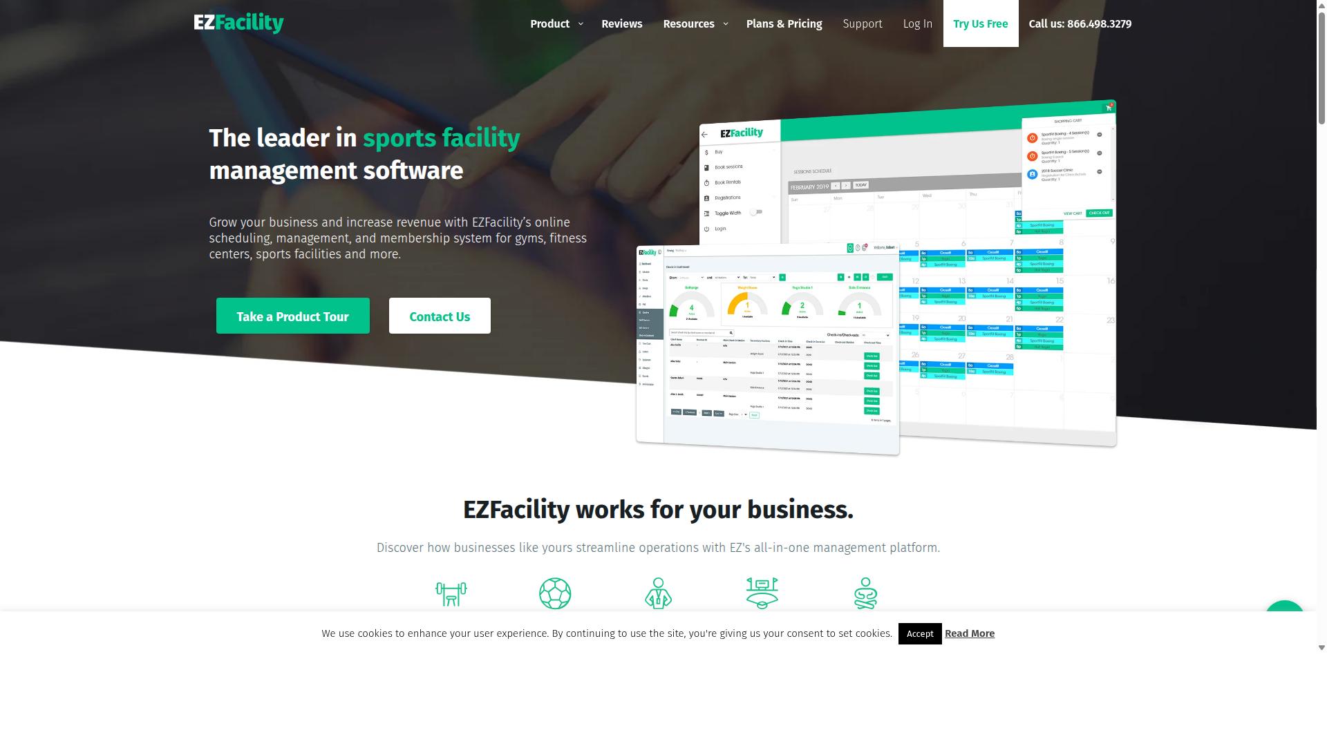 EZfacility website