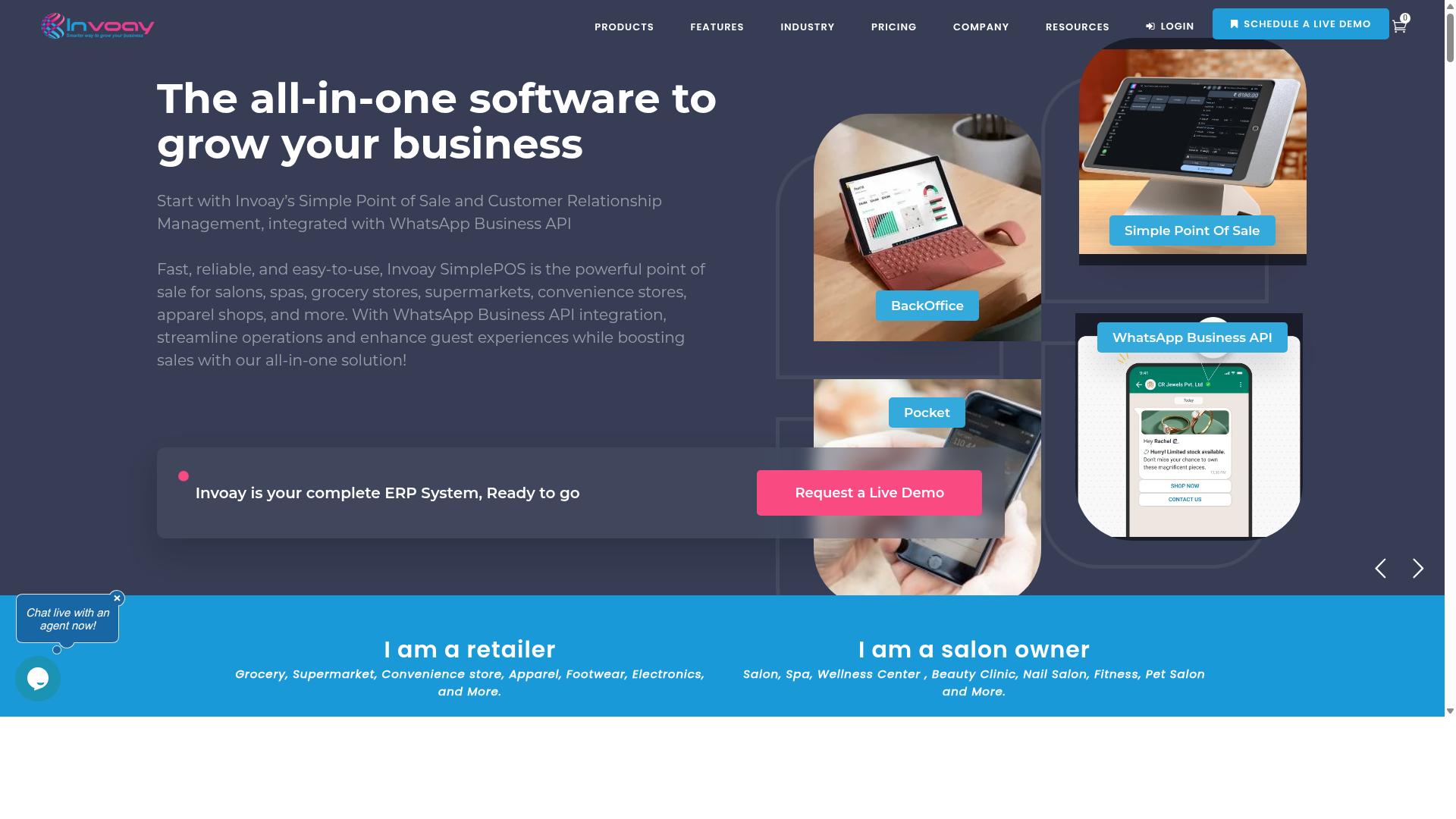 Invoay website