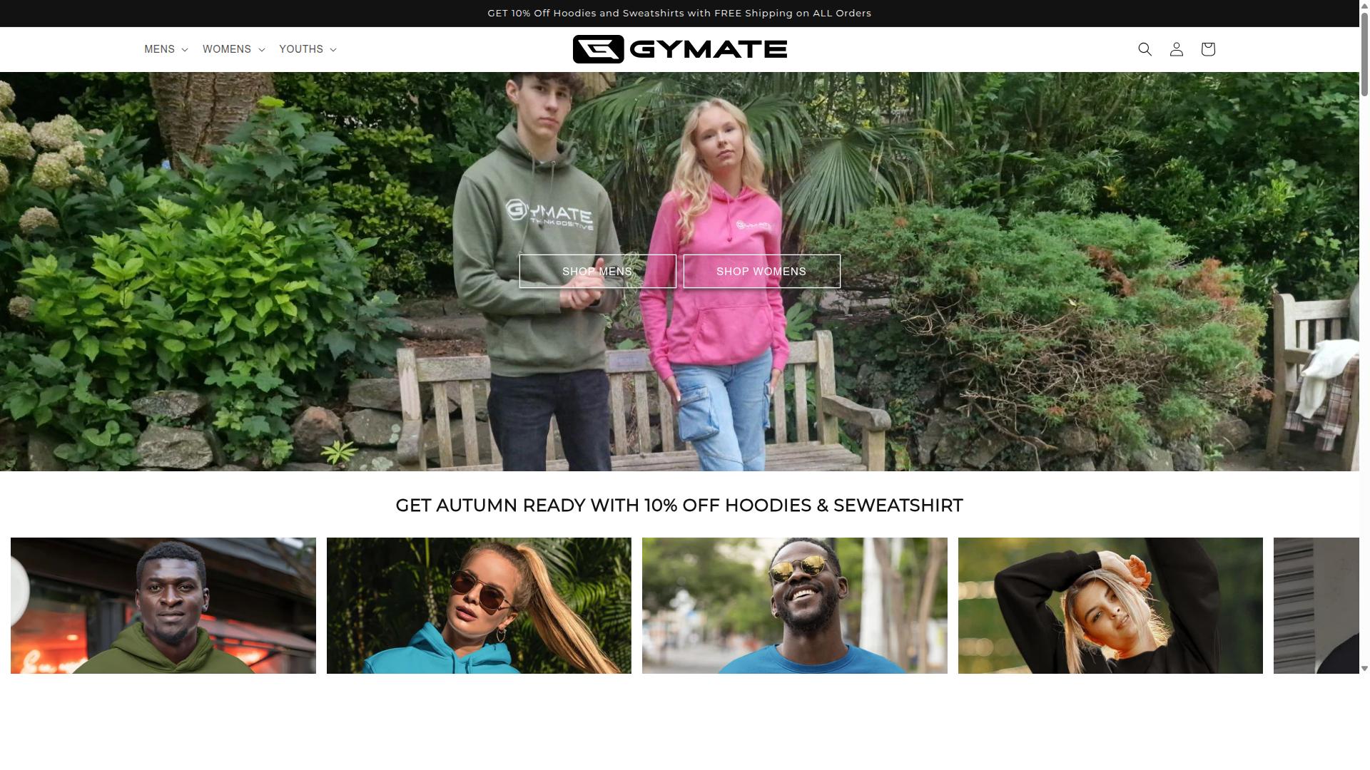 Gymate website
