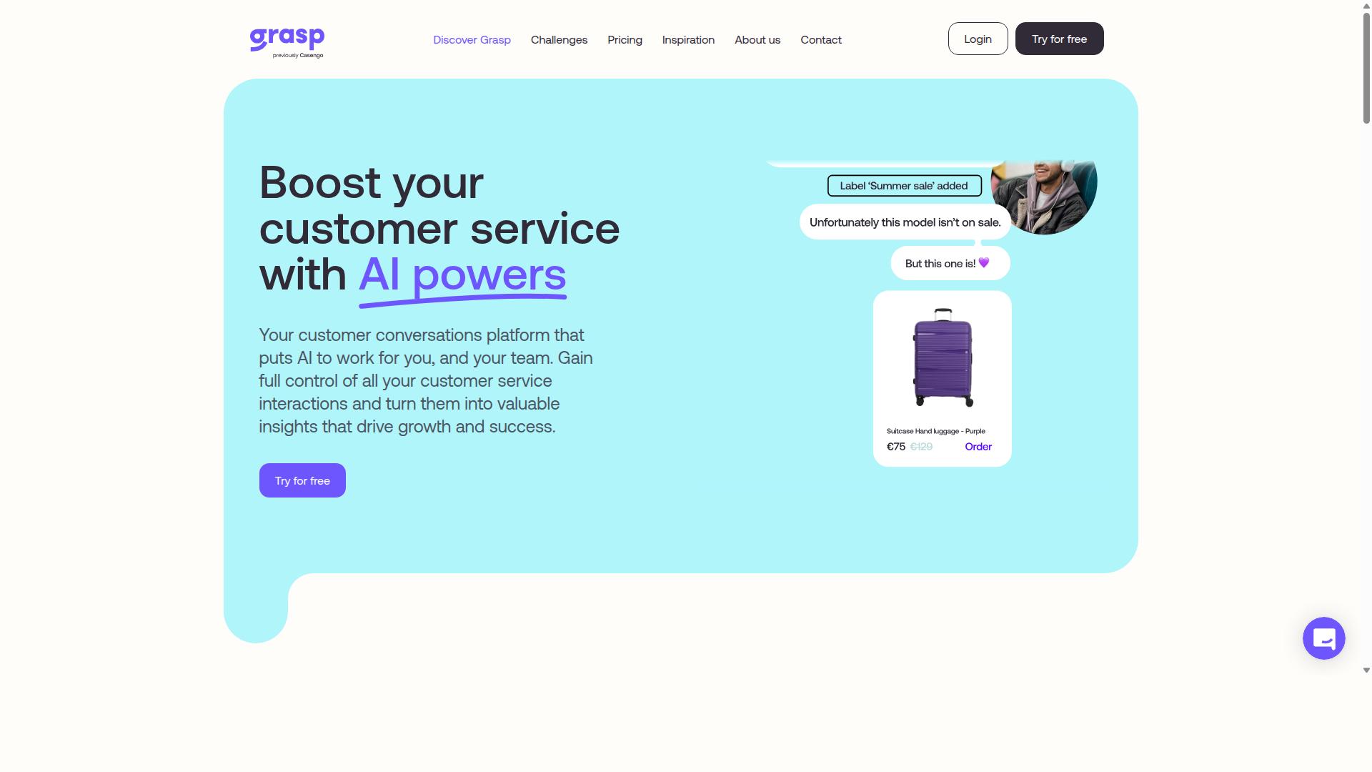 Casengo website