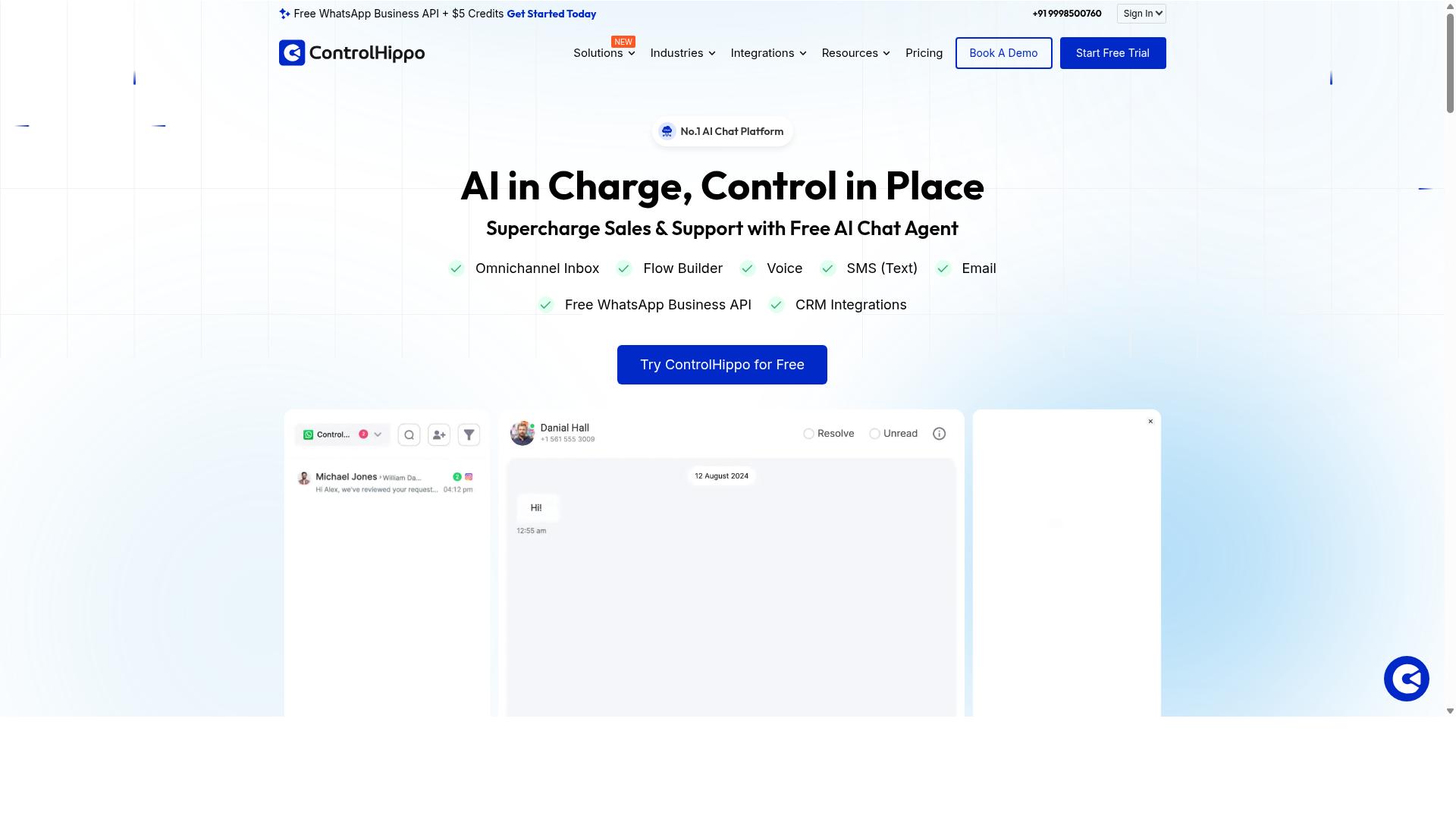 ControlHippo website