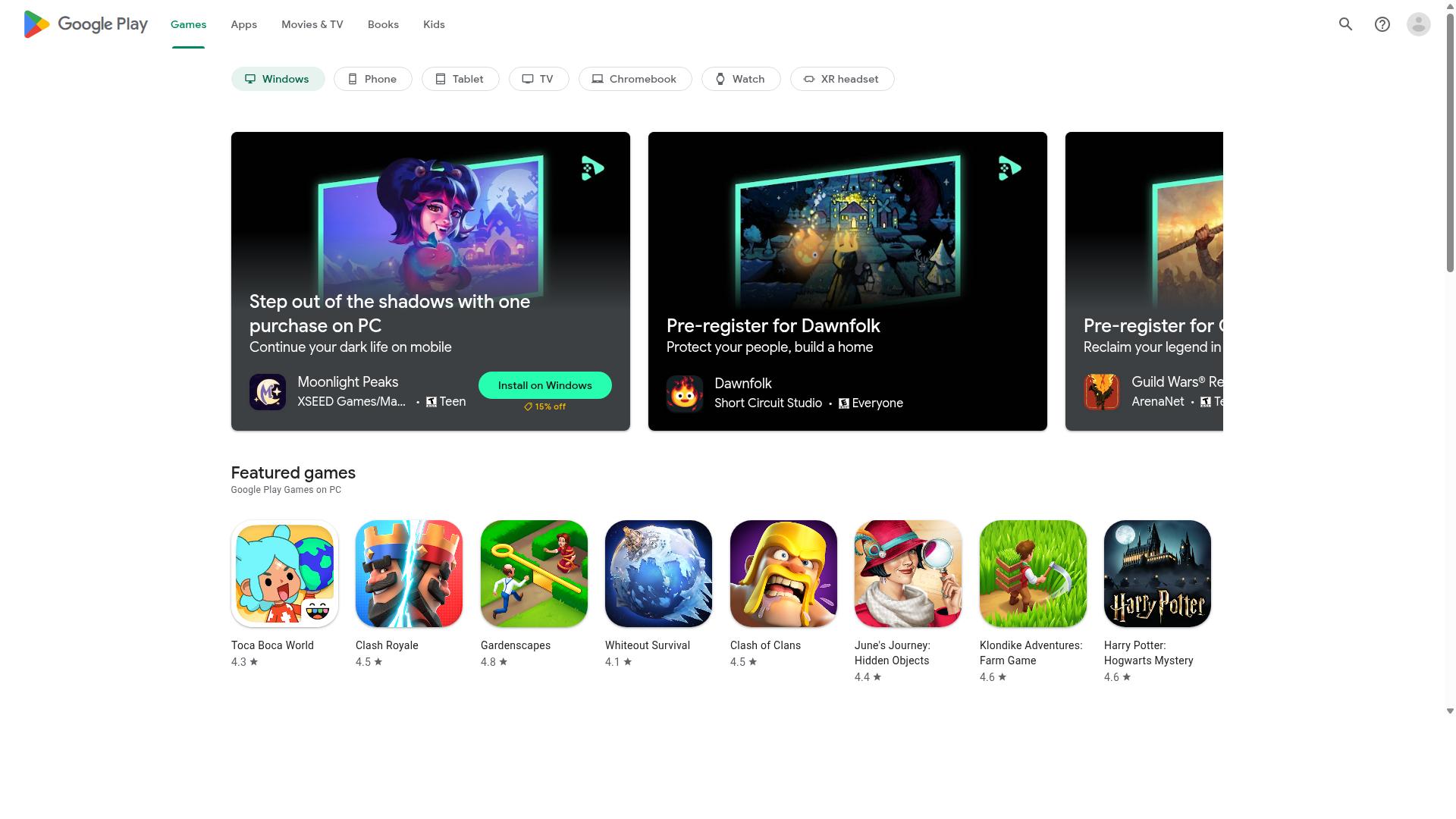 Sirena App website