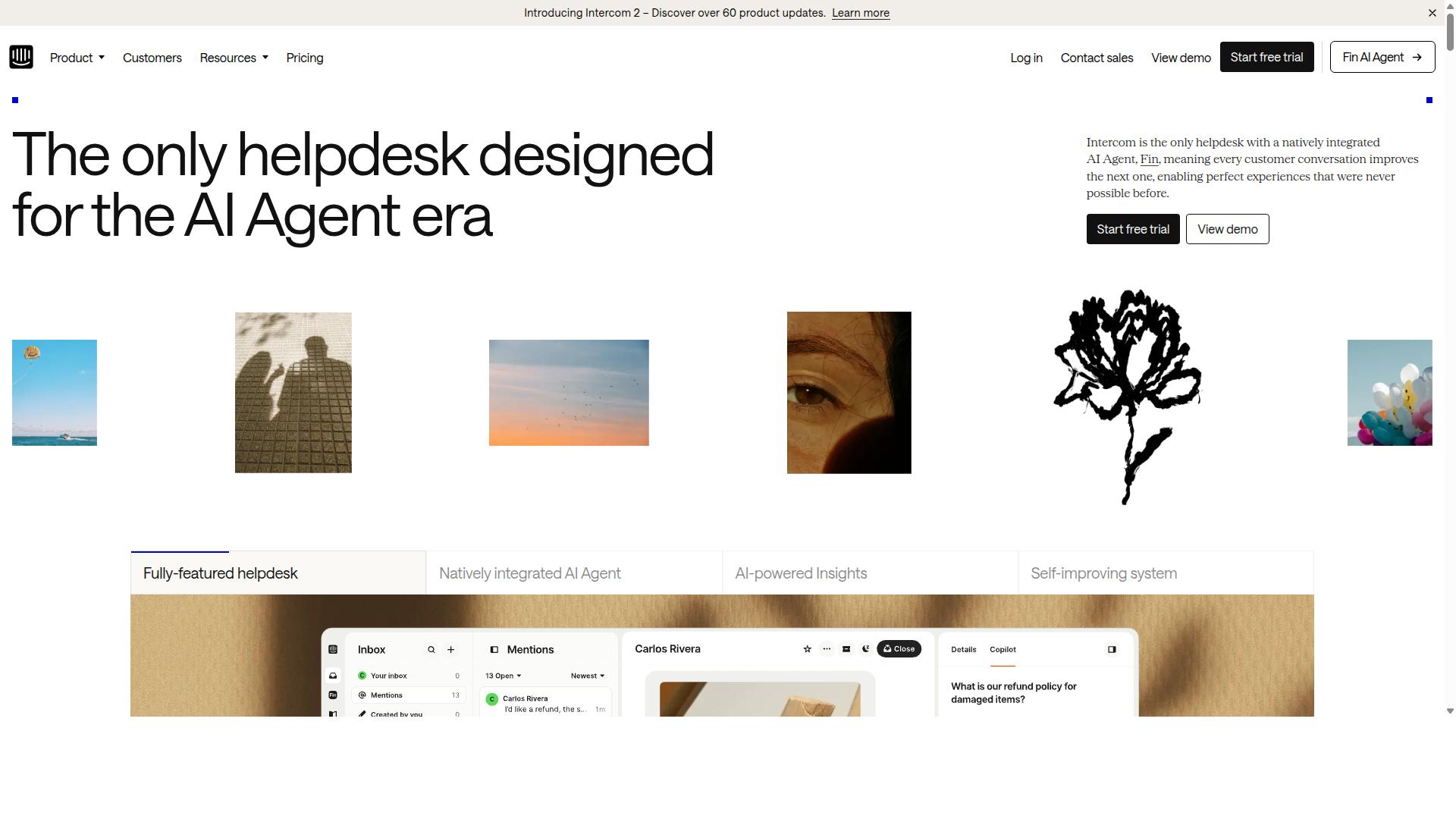 Intercom website