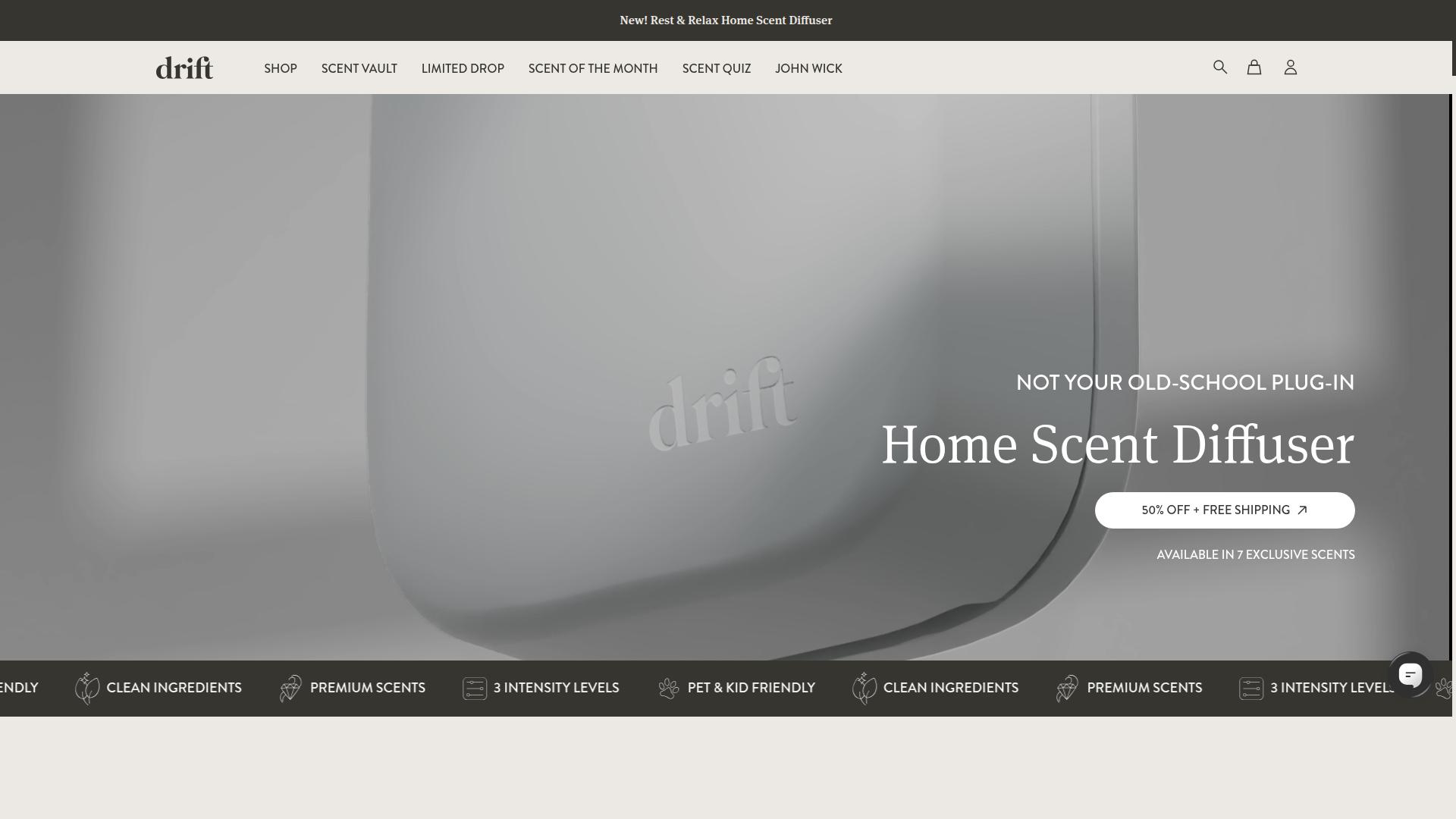 Drift website
