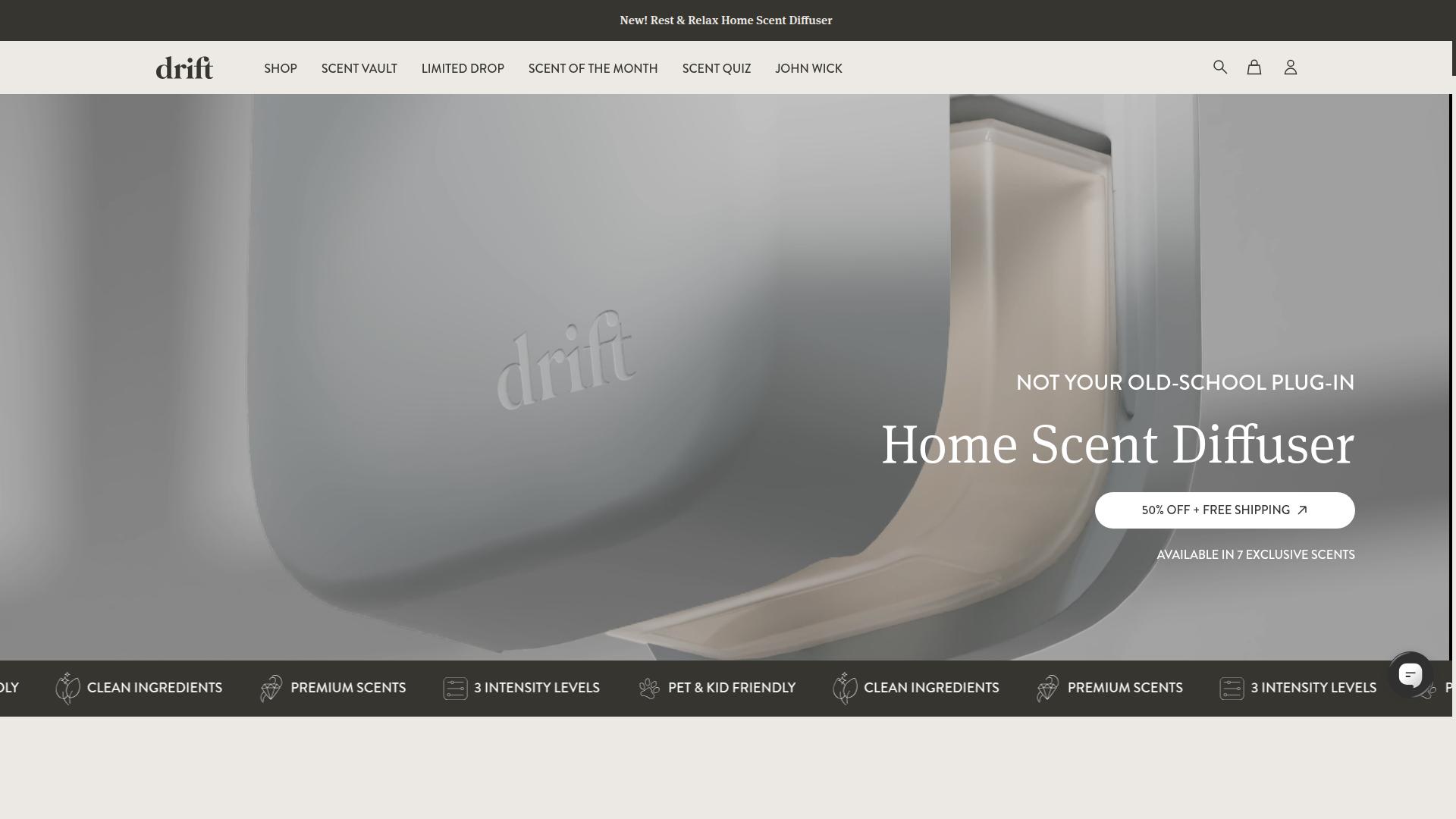 Drift website