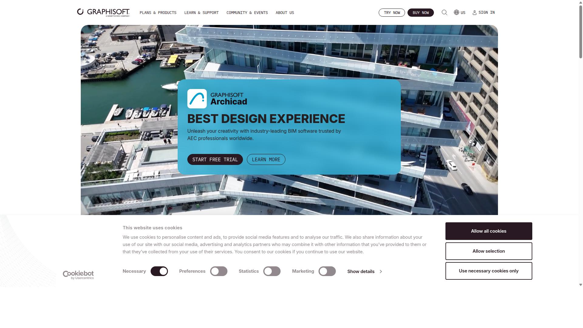 Archicad website