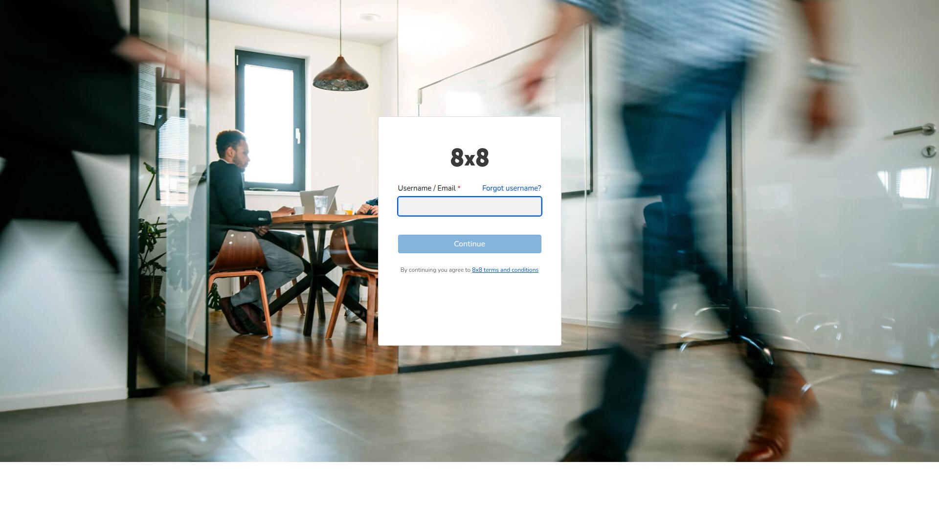 8x8 Virtual Office website