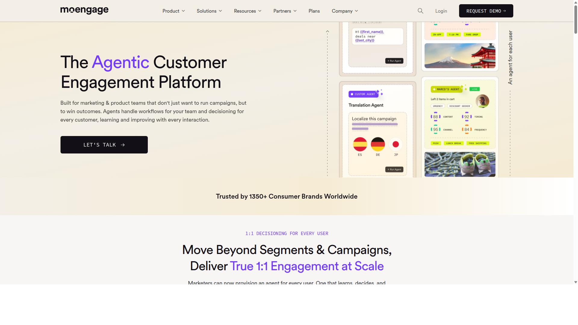 MoEngage website