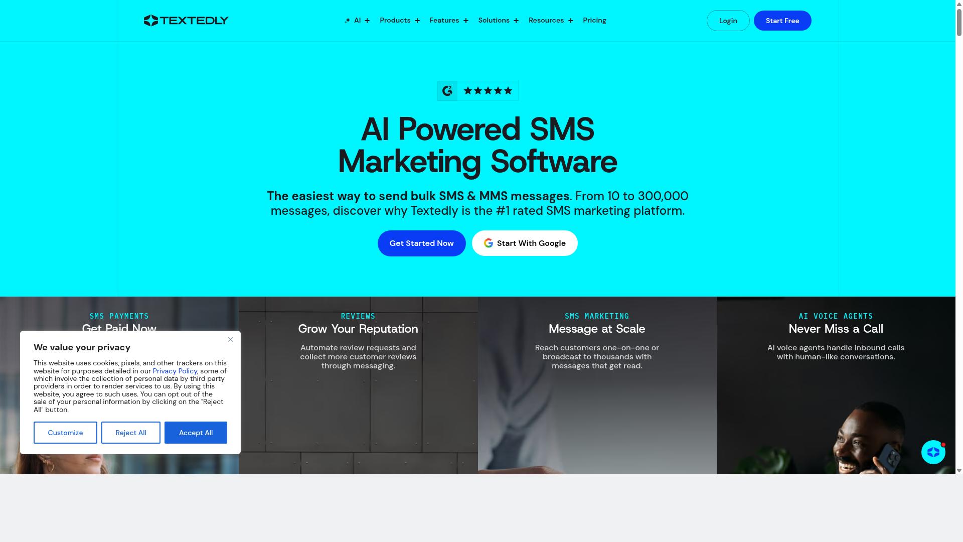 Textedly website