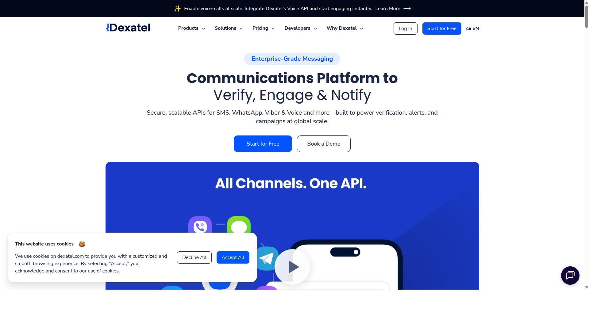 Dexatel website