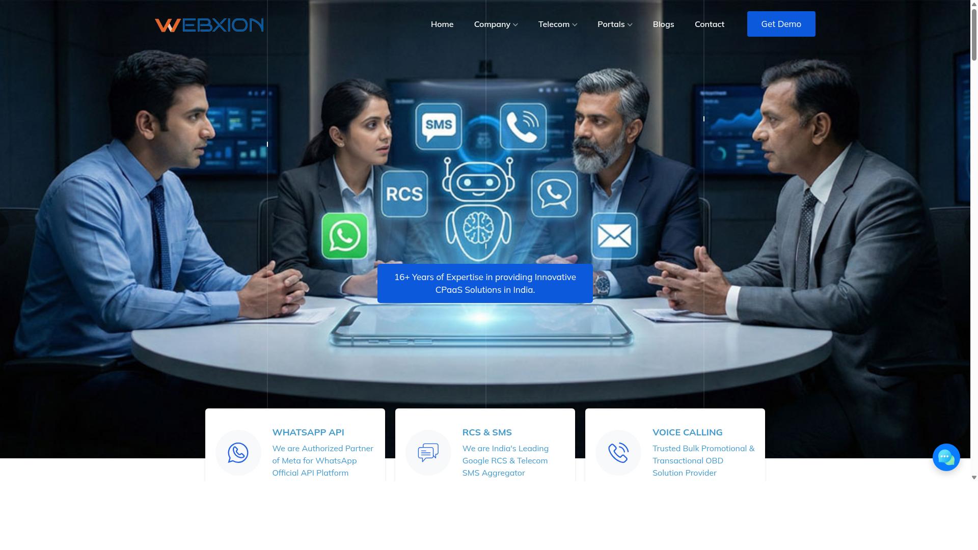 WebXion website