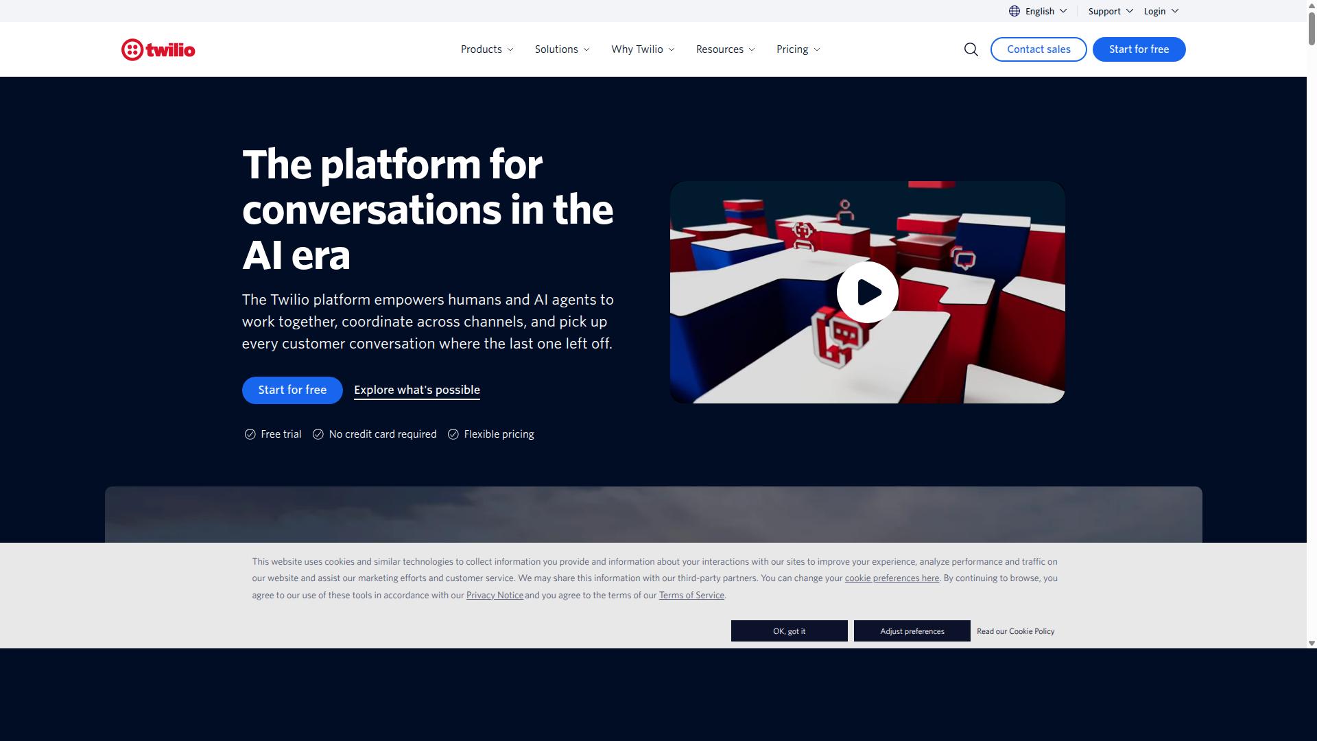 Twilio website