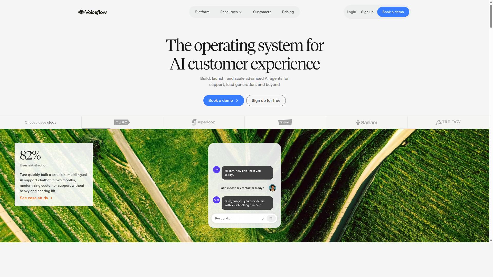 Voiceflow website