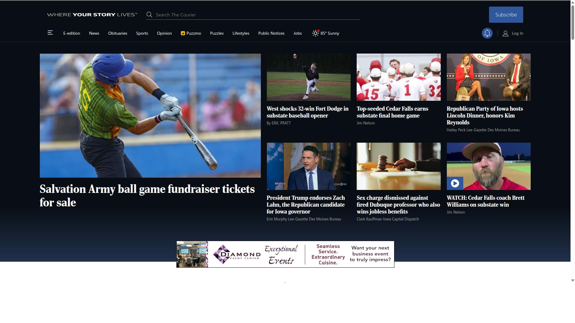 Courier website