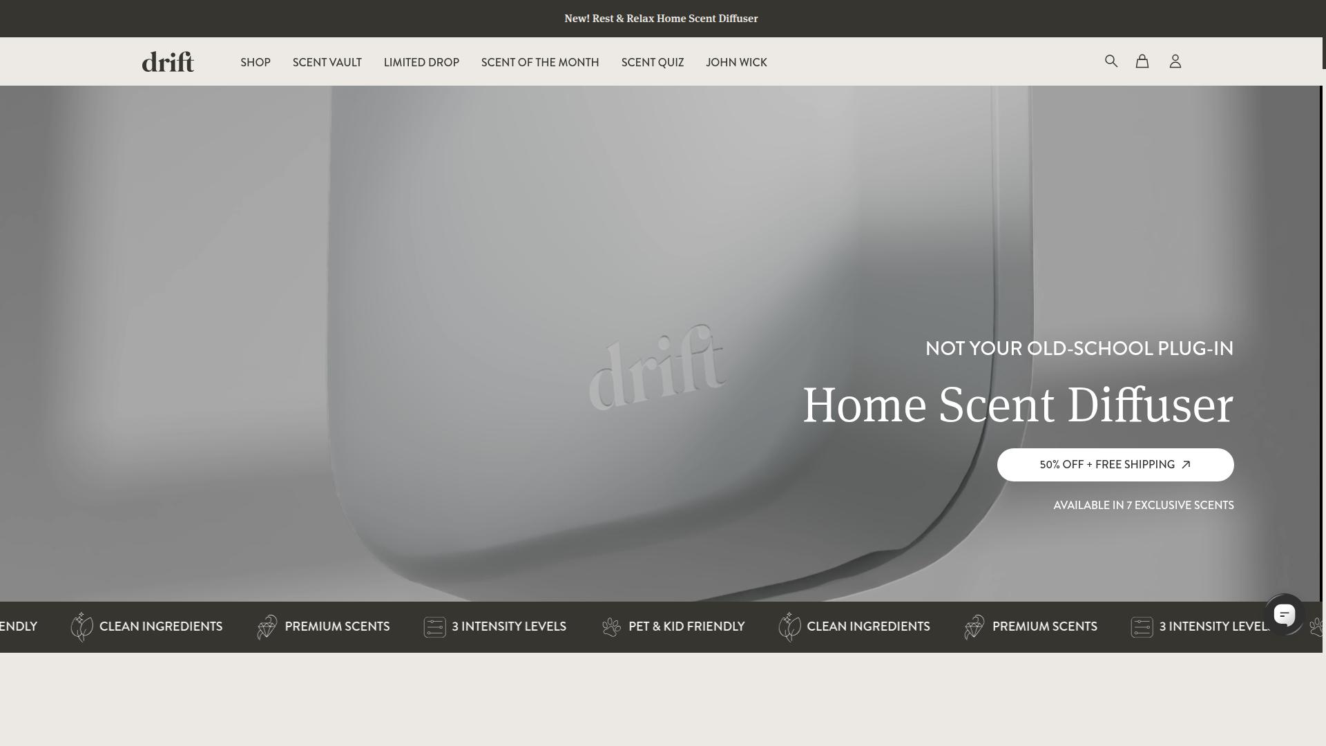Drift website