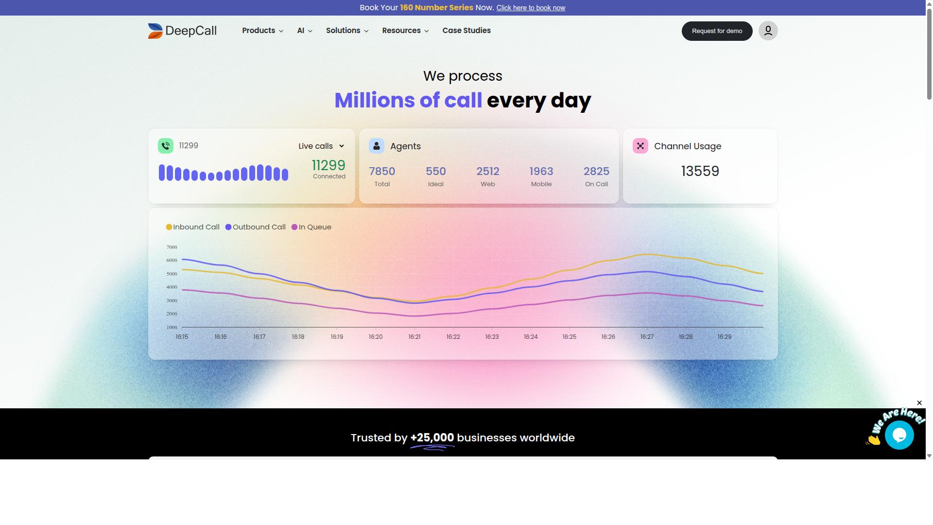 DeepCall website