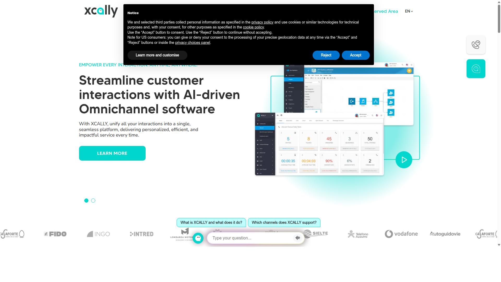 XCALLY website