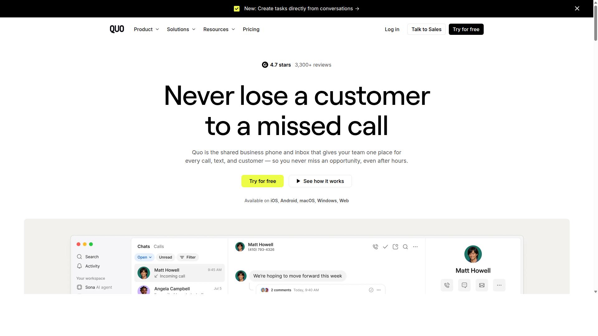Openphone website