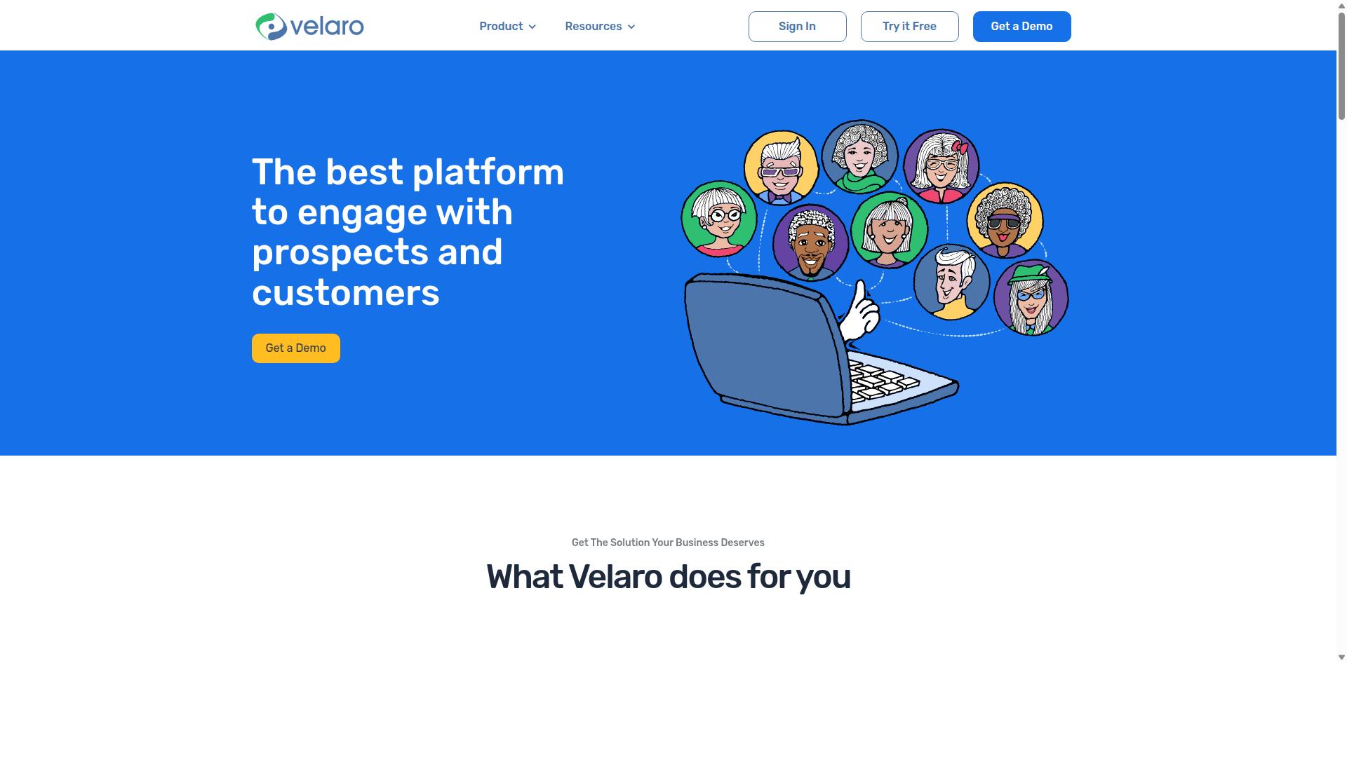 Velaro website