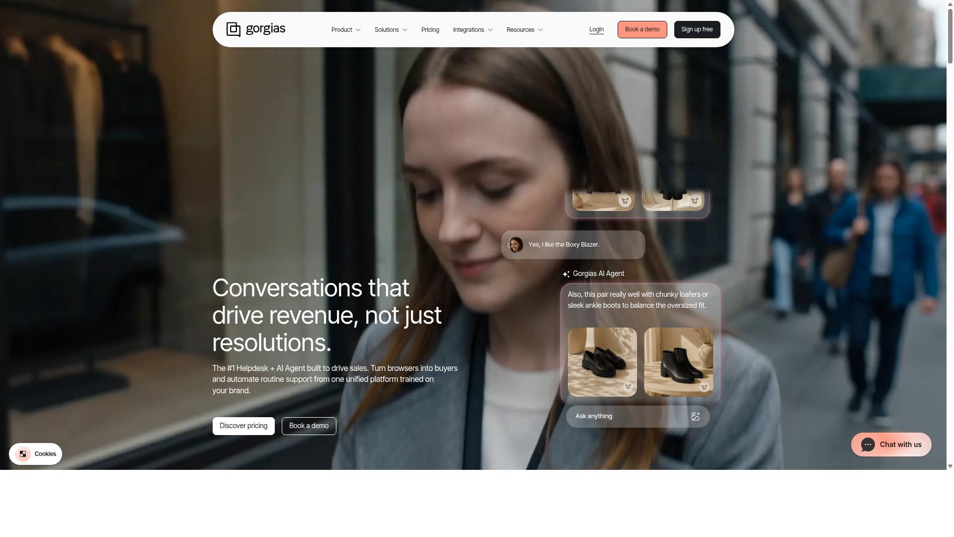 Gorgias website
