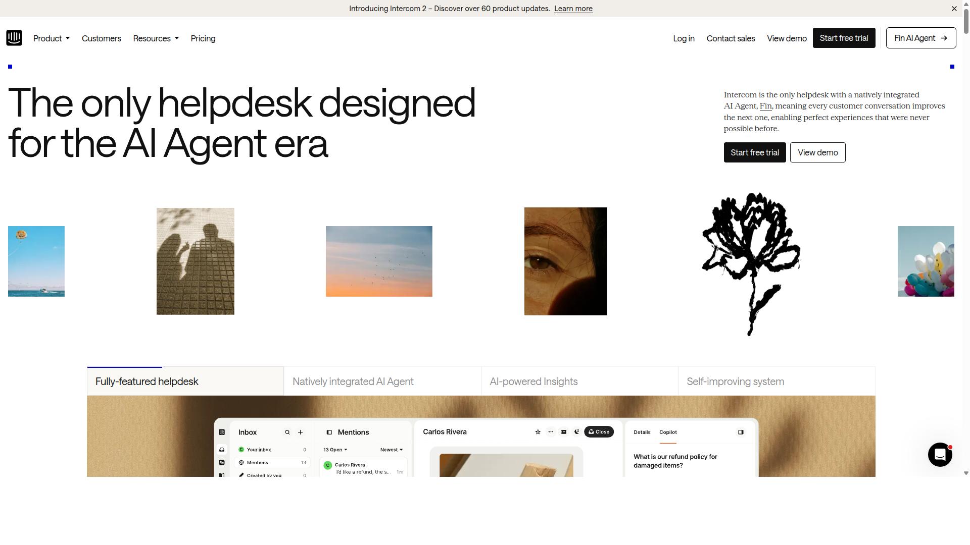 Intercom website
