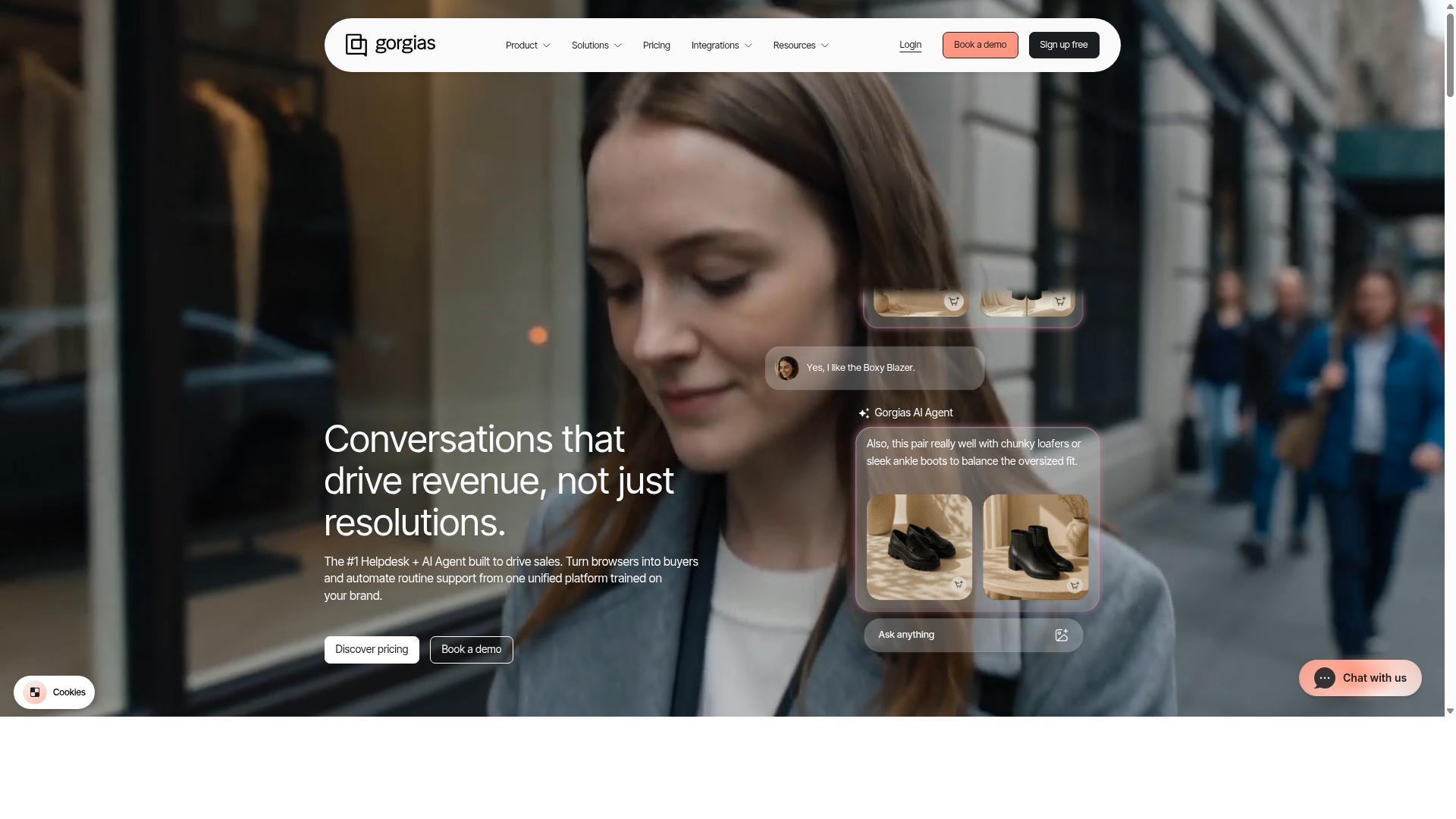 Gorgias website