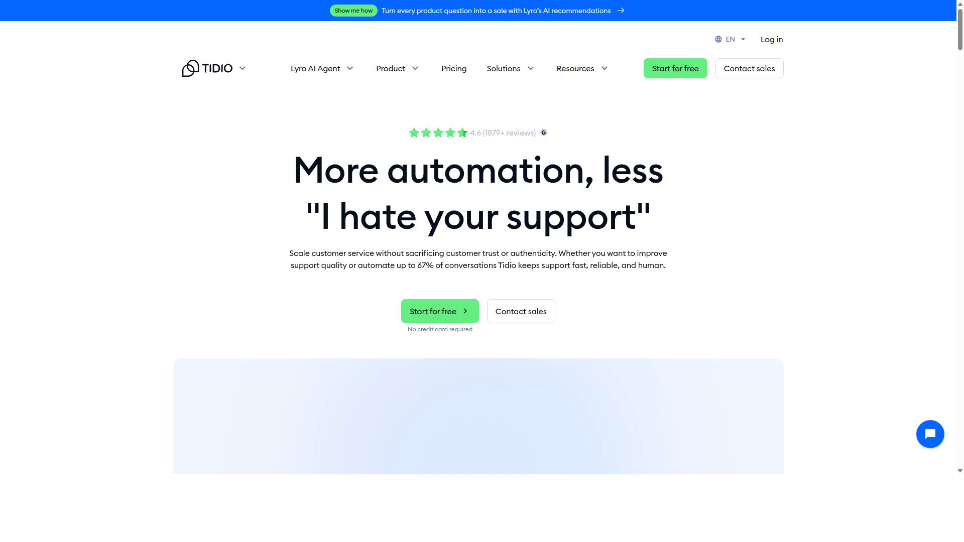 Tidio website